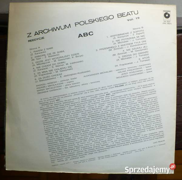 płyta winylowa ABC Andrzeja Nebeskiego Pozostałe Suwałki sprzedam
