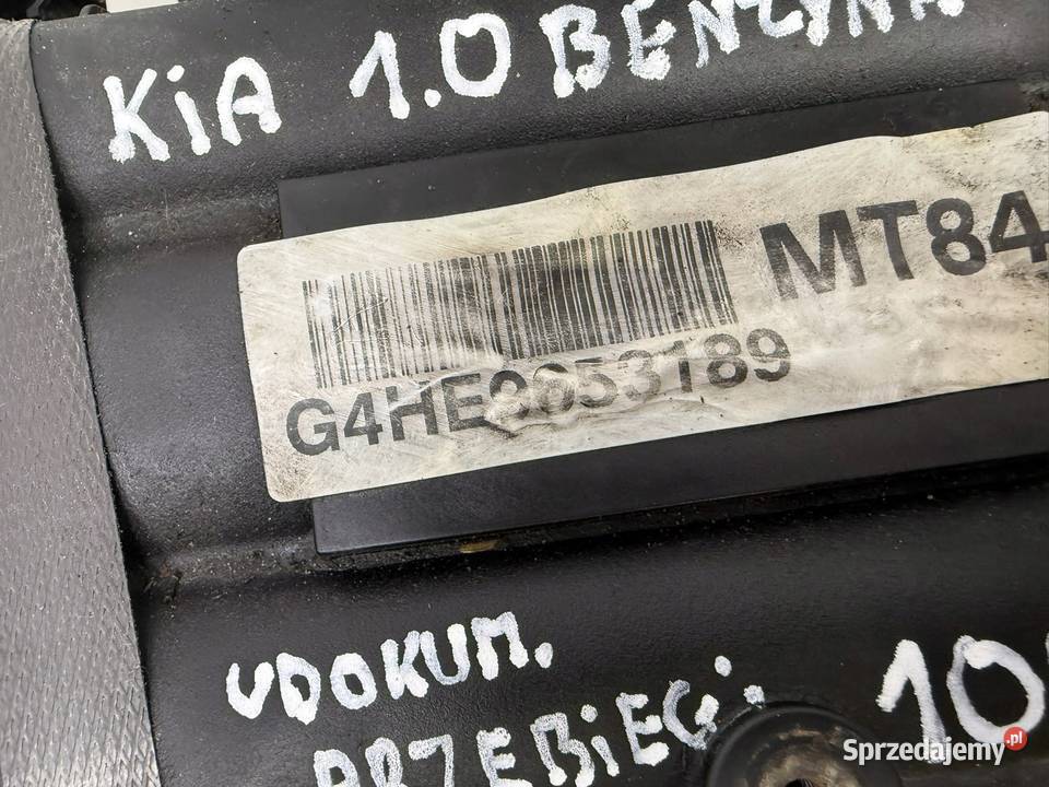 SILNIK G4HE Kia Picanto 10 12V benzyna kompletny Chełm
