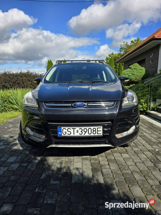 Ford Kuga 4X4 TITANUM Alu Felgi Pół Skóry Navi tempomat Samochody osobowe pomorskie Rywałd