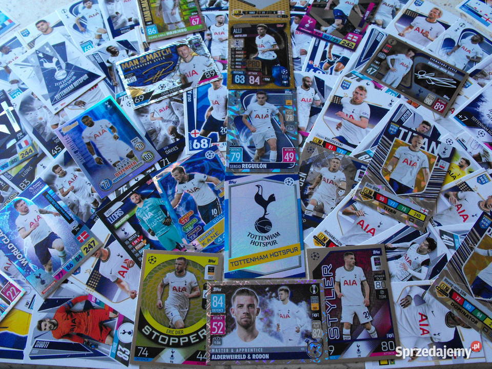 TOTTENHAM HOTSPUR zestaw kart FIFA 365 PANINI i Mykanów