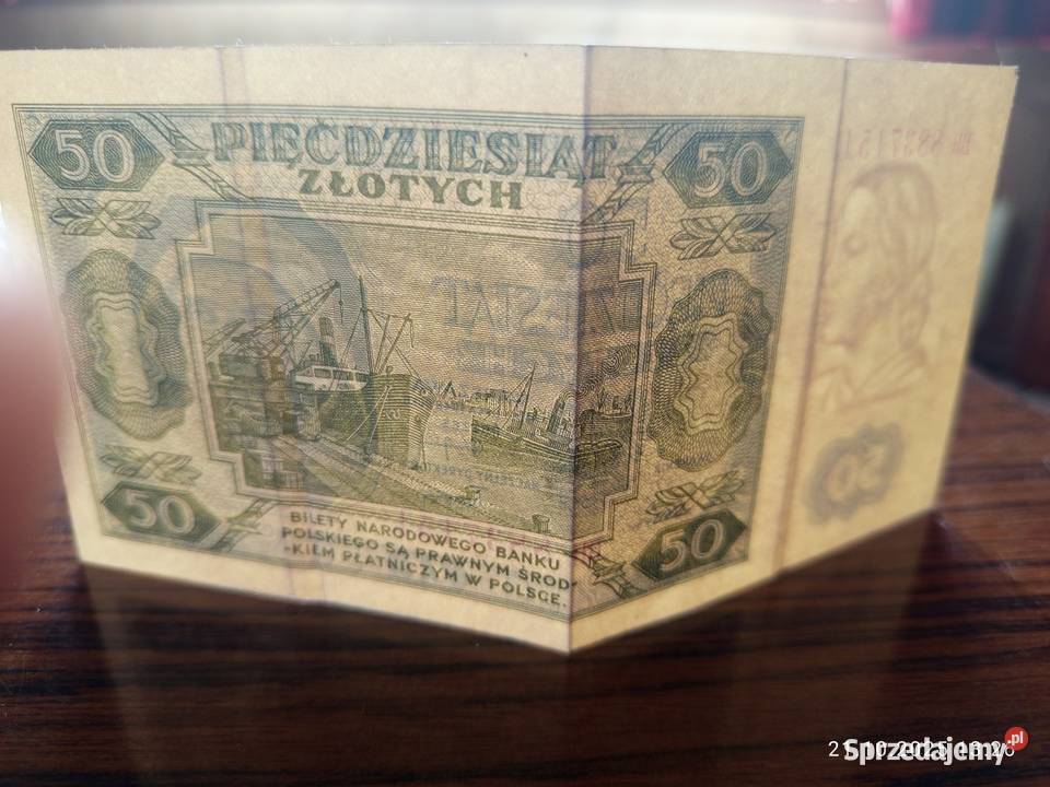 Banknot 50 złotych Seria BH Nakło nad Notecią