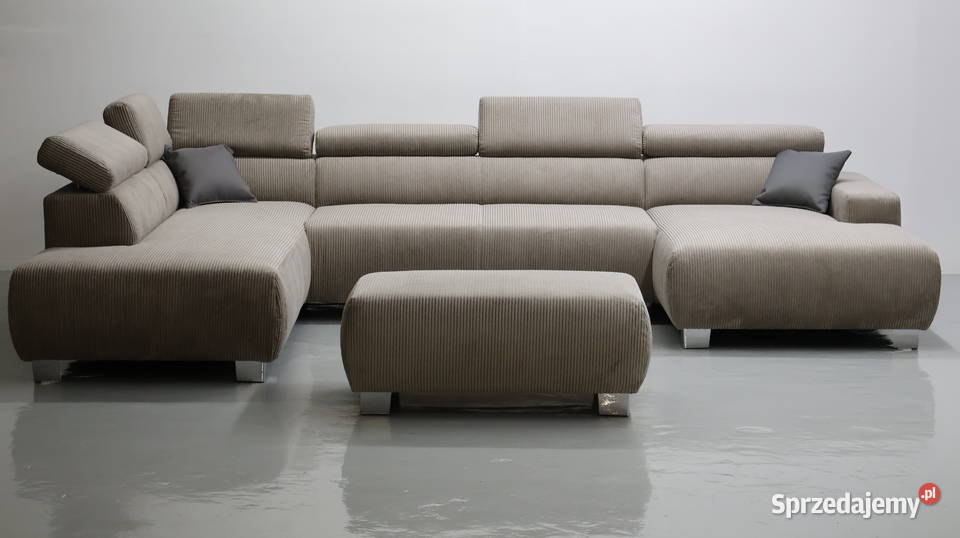 TNK WIelkie U regulowane zagłówki rogówka salon 358cm