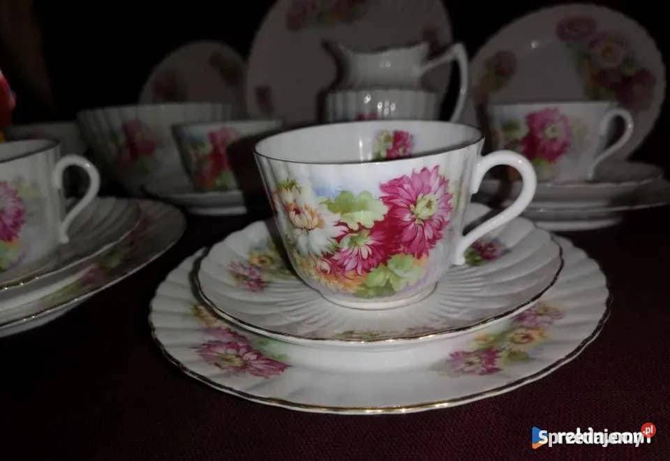 Filiżanka z talerzykiem deserowym Secesja Syg Gdańsk