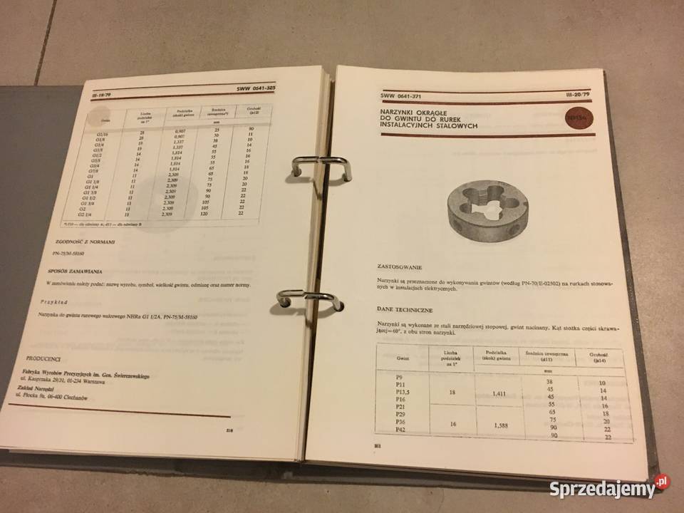 Narzędzia tom 1 Narzędzia metalowe do skrawania Łęczyca sprzedam