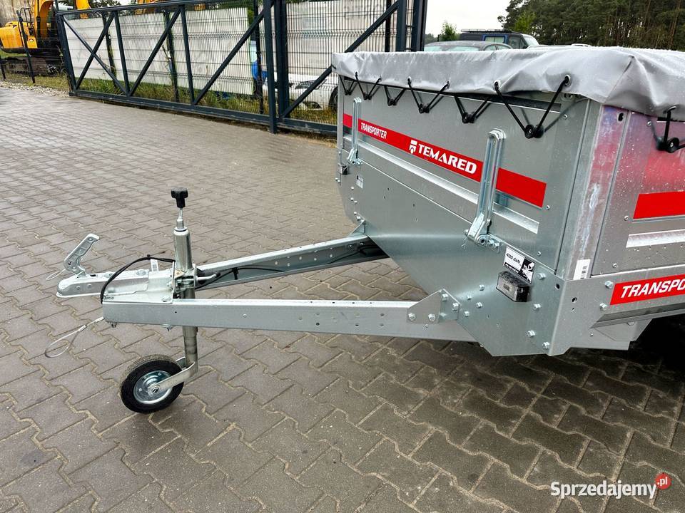 Przyczepa TEMARED TRANSPORTER 30152 z plandeką Cegielsko