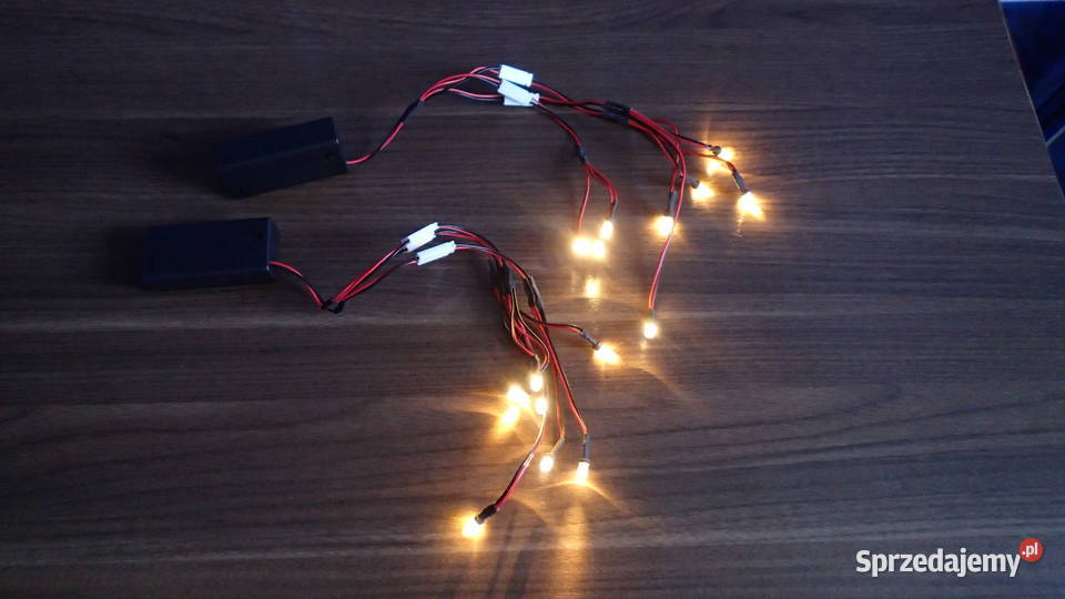 Lampki dekoracyjne 8 Led 2 stuki Sosnowiec