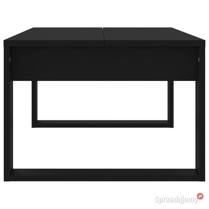Stolik kawowy czarny 102x50x35 materiał Warszawa sprzedam