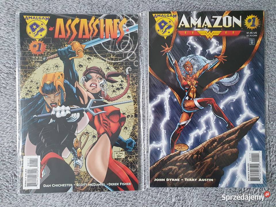 Amalgam Comics zestaw 13 komiksów USA Marvel DC Gdynia