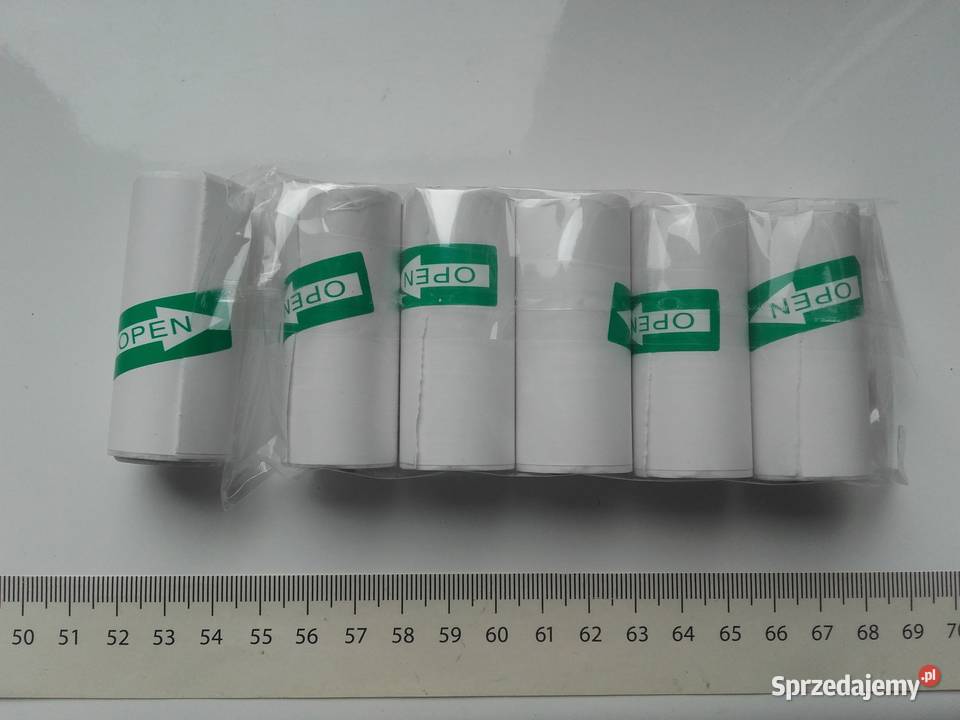 Rolki przylepne do mini drukarki termicznej 57mm kujawsko-pomorskie Bydgoszcz sprzedam