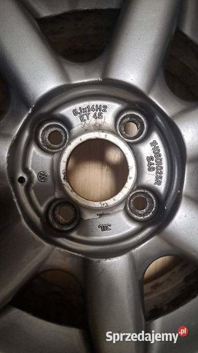Volkswagen Alufelgi 4x108 18560R14 Czarnków sprzedam