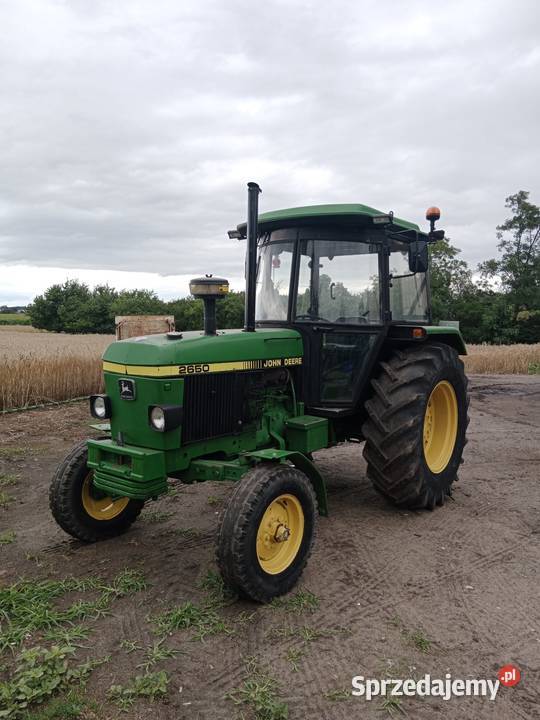 John Deere 2650S turbo 1989 Rewers mechaniczny Piotrków Kujawski sprzedam