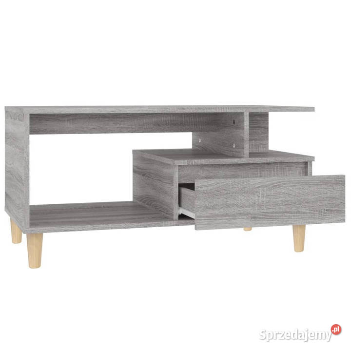 Stolik kawowy szary dąb sonoma 90x49x45 mazowieckie Warszawa