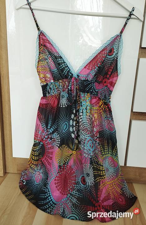 Letnia kolorowa sukienka tunika Johlee Schuh