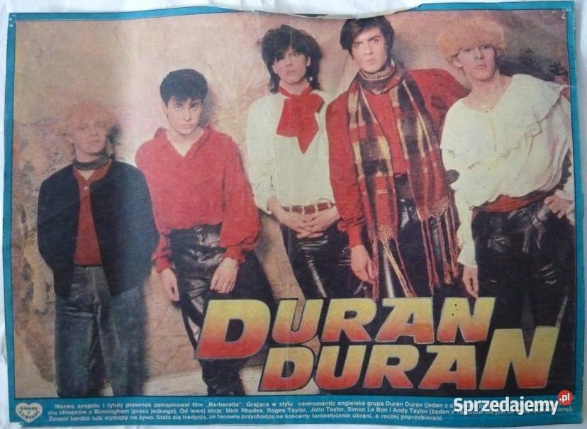 PLAKATY DURAN DURAN WYPRZEDAŻ ŚWIAT Bydgoszcz