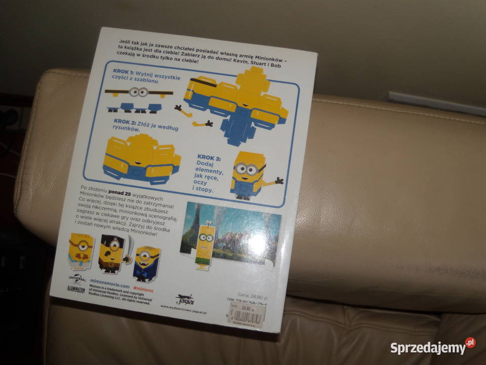 Minionki do składania Książeczka zręcznościowa