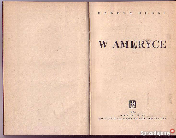 9292 W AMERYCE MAKSYM GORKI Czyrna