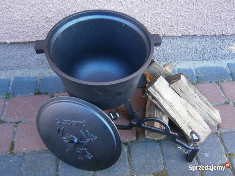 kociołek żeliwny 8L mazowieckie Siedlce