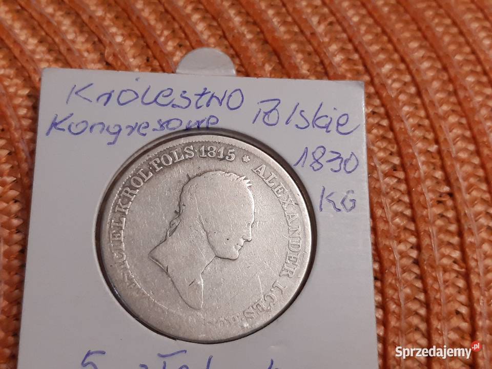 moneta srebrna Królestwo Polskie z 1830r