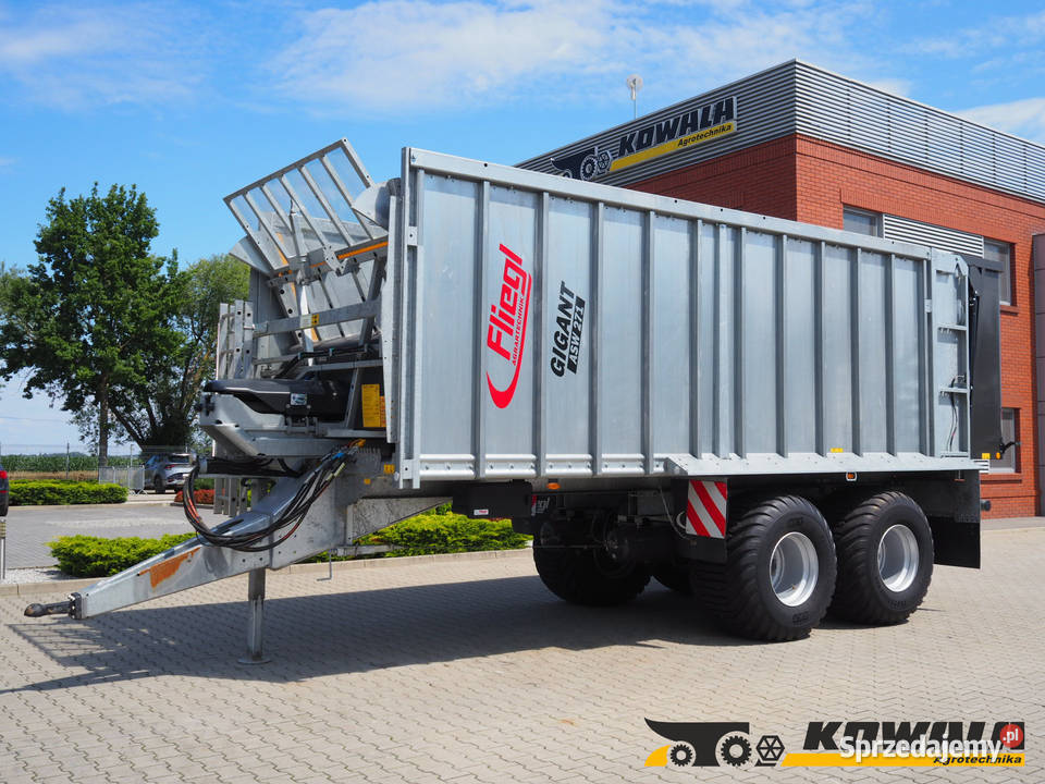 Fliegl ASW 271 Przyczepa rolnicza tandem system Przyczepy rolnicze Stęszew
