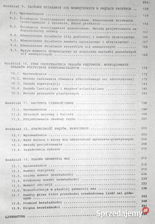 Wytrzymałość materiałów Walery Szuścik Jerzy Chełm