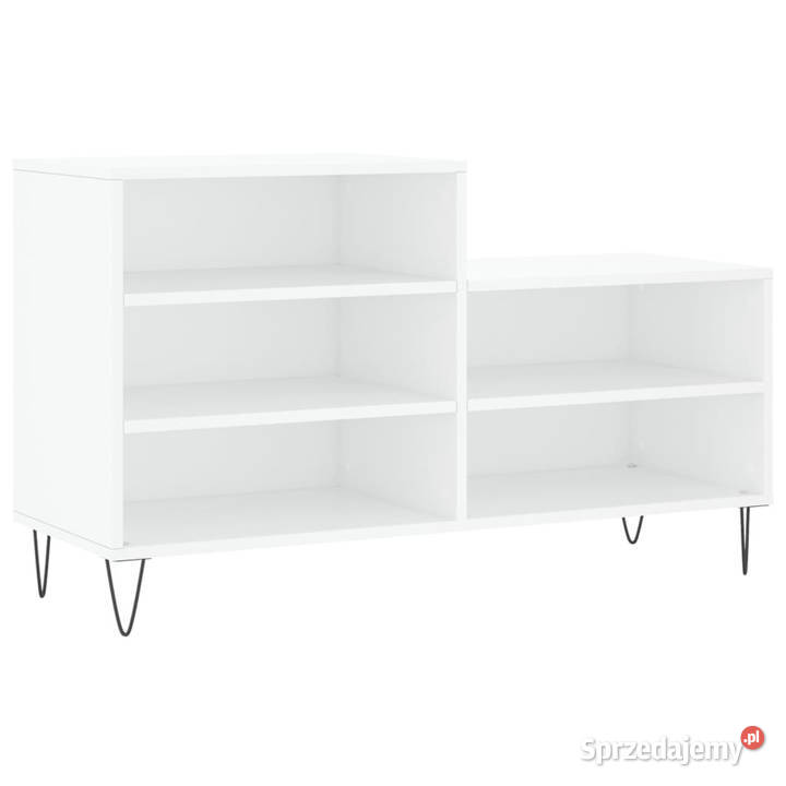 Półka na buty biała 102x36x60 materiał Warszawa