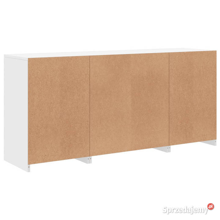 Szafka z oświetleniem LED biała 1425x37x67