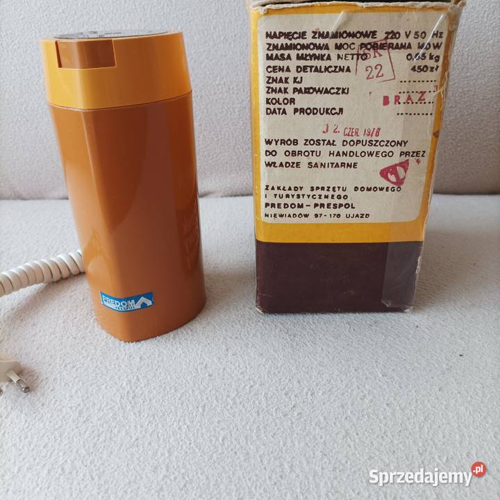 Elektryczny udarowy młynek do kawy Predom sprzedam