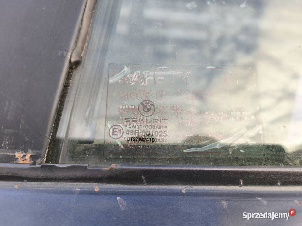 DRZWI LEWE TYŁ TYLNE BMW E34 SEDAN Siemianówka