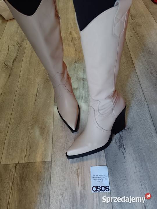 40 ASOS Design Real Leather skórzane kozaki Asos
