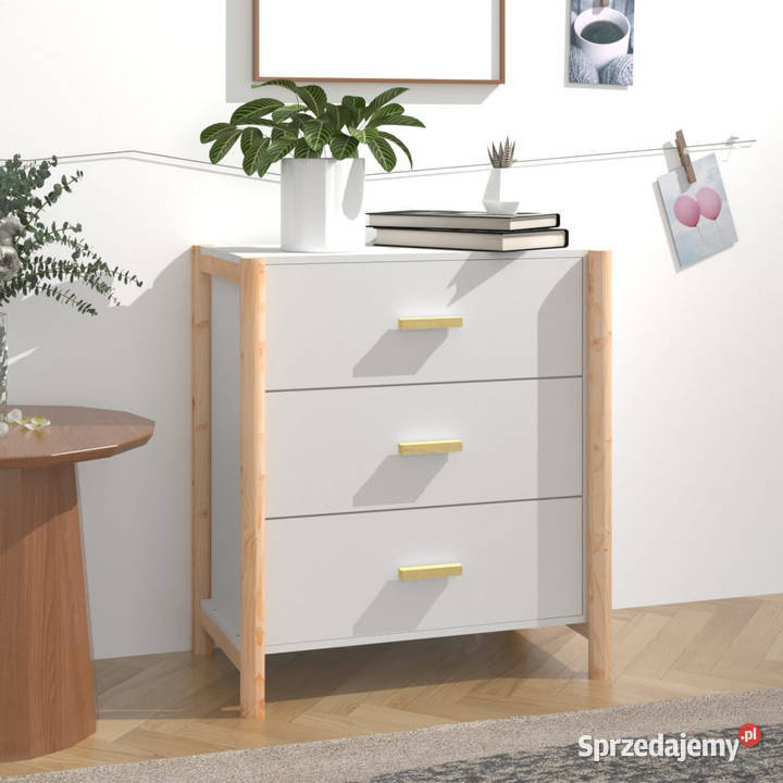 Szafka biała 62x38x70 materiał drewnopochodny