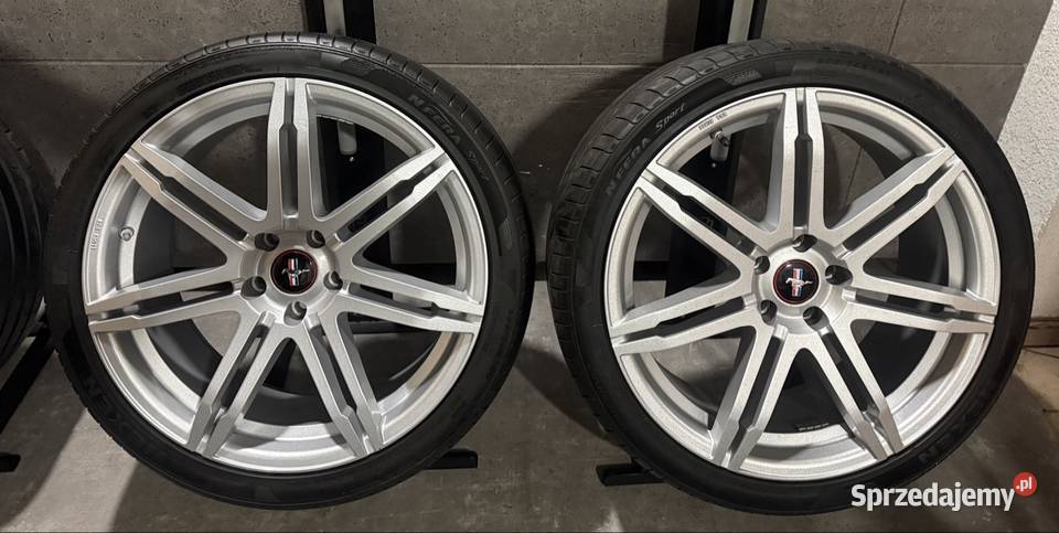 20 Ford Mustang felgi koła komplet 5x1143 85J Lubasz