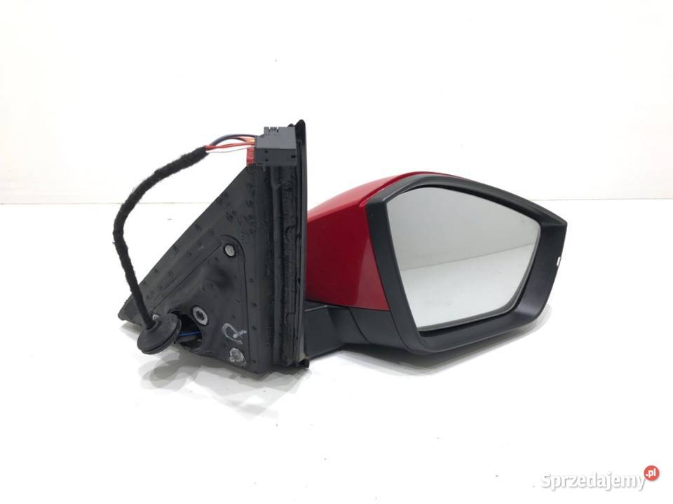 LUSTERKO PRAWY SKODA KAMIQ Crossover CZERWONY