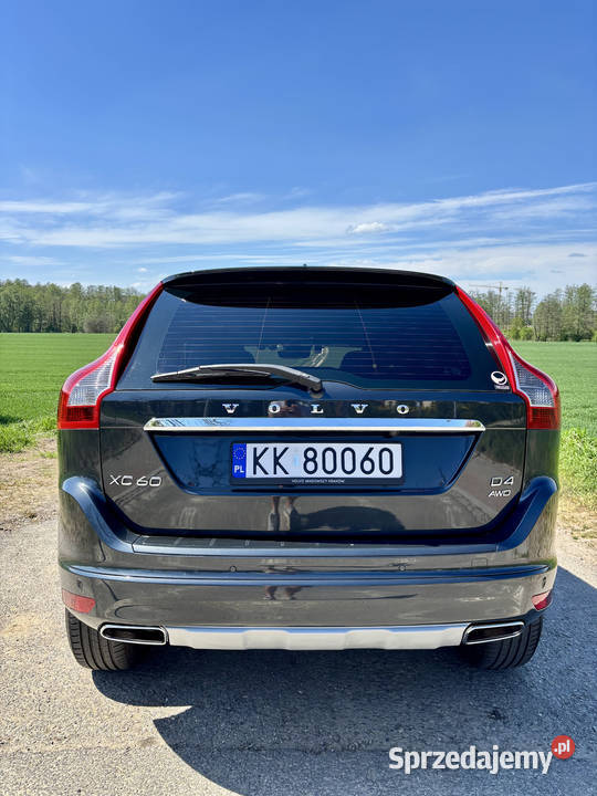 Volvo Xc 60 I 24 D4 AWD Summum Faktura VAT 23 Kraków