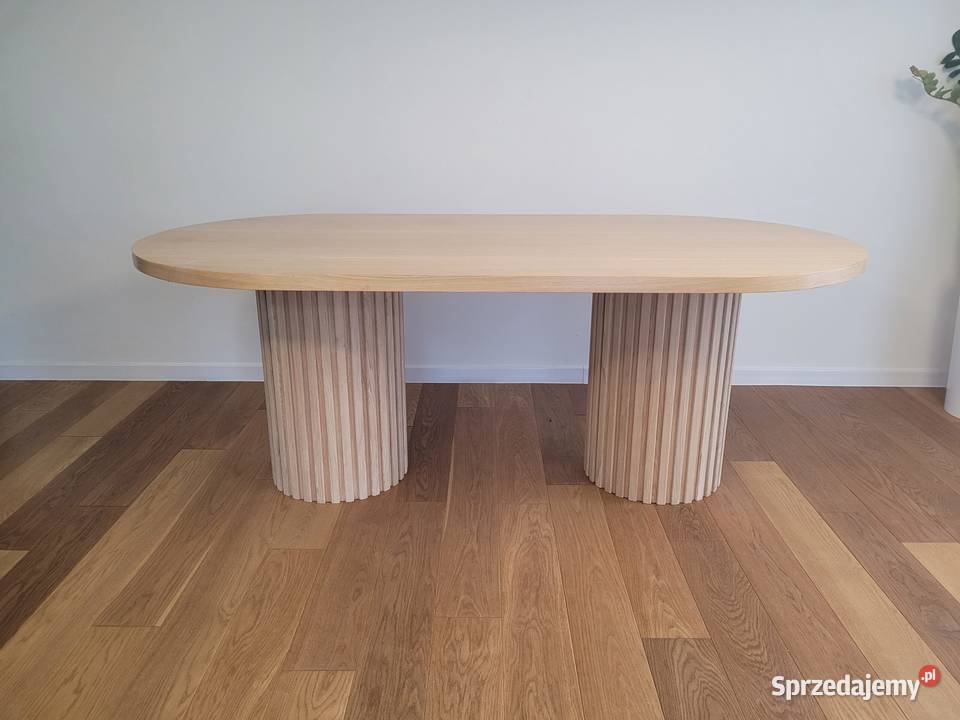 DĘBOWY Stół z lamelami COMODO AKANT MEBLE Gierałtowiczki sprzedam