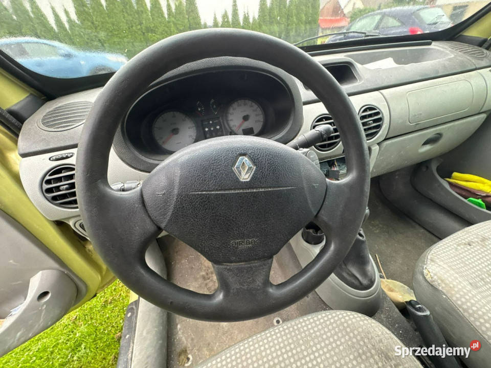 Renault Kangoo 16 i benz LPG 5 osobowy kurtyny powietrzne Łodygowice