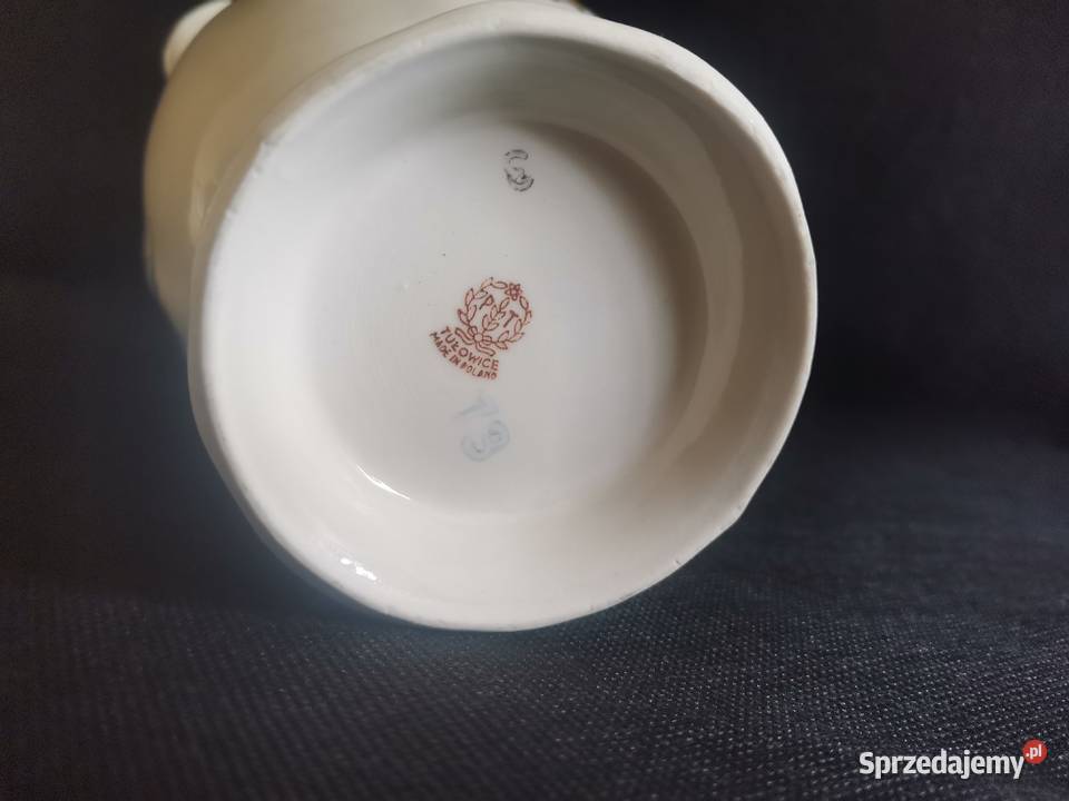 Stary duży dzbanek mlecznik porcelana Tułowice śląskie