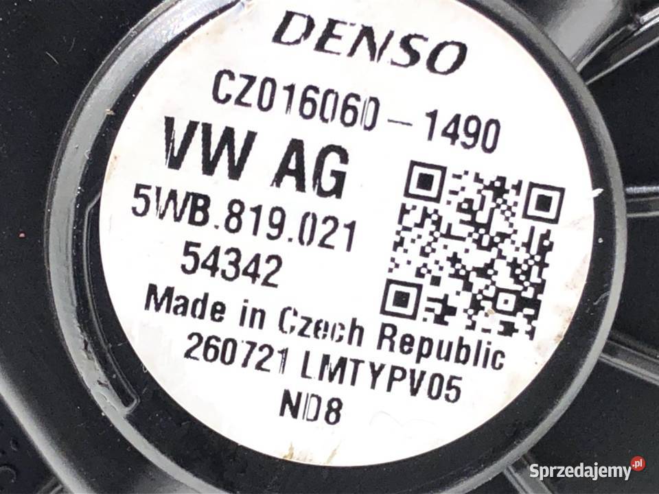 DMUCHAWA NAWIEWU VW ARTEON 5WB819021 WENTYLATOR