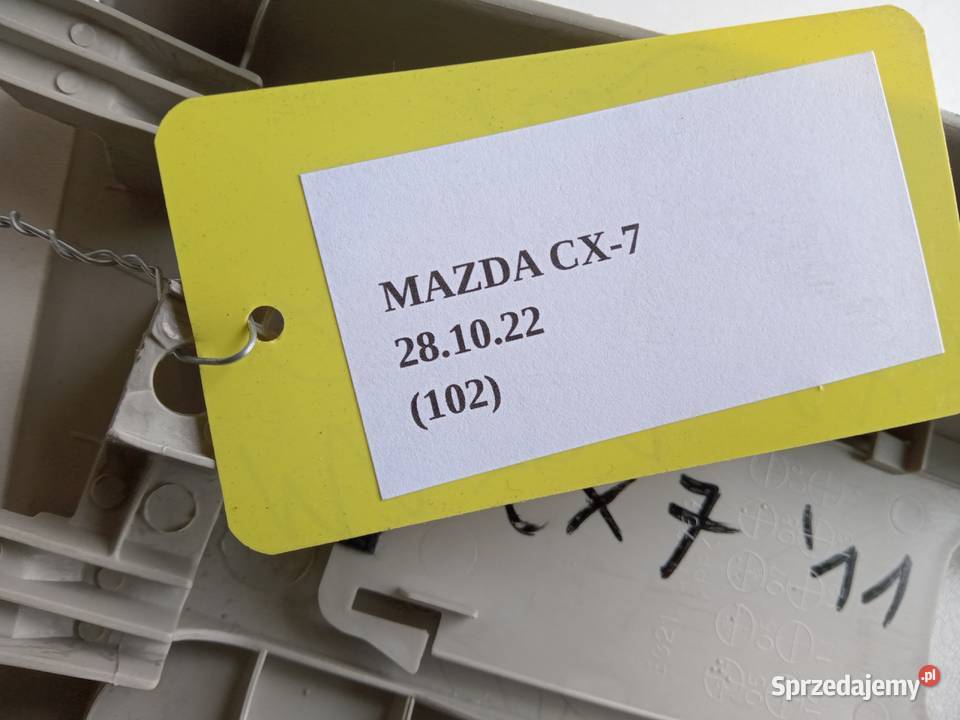 OSŁONA SŁUPKA ŚRODKOWEGO LEWA MAZDA CX7 22 D osobowe Nowy Tomyśl
