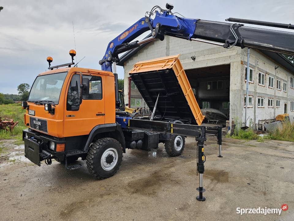 MAN L22 8 153 OFF ROAD duży HDS terenowy Rok produkcji 1996 Motoryzacja