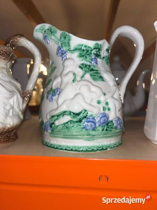 Dzban Majolika Amory i winogrona pomorskie Gdańsk