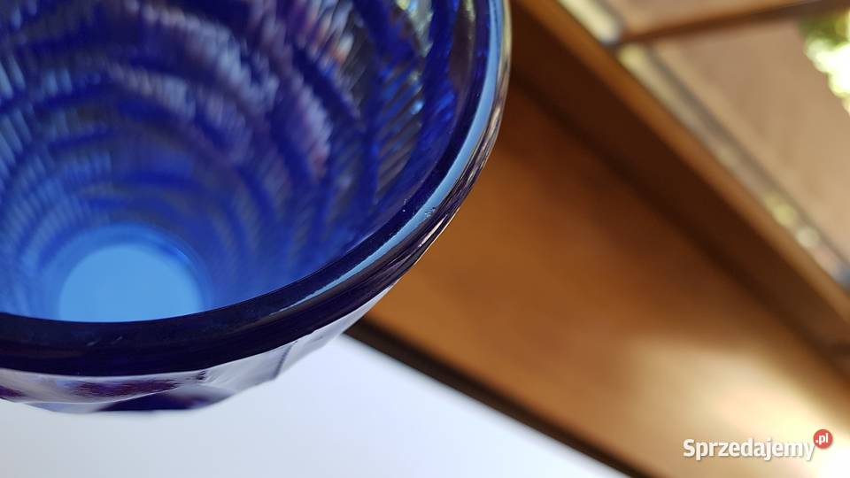 Wazon OKULUS 1 Ząbkowice kolorowe szkło PRL Dąbrowa Górnicza