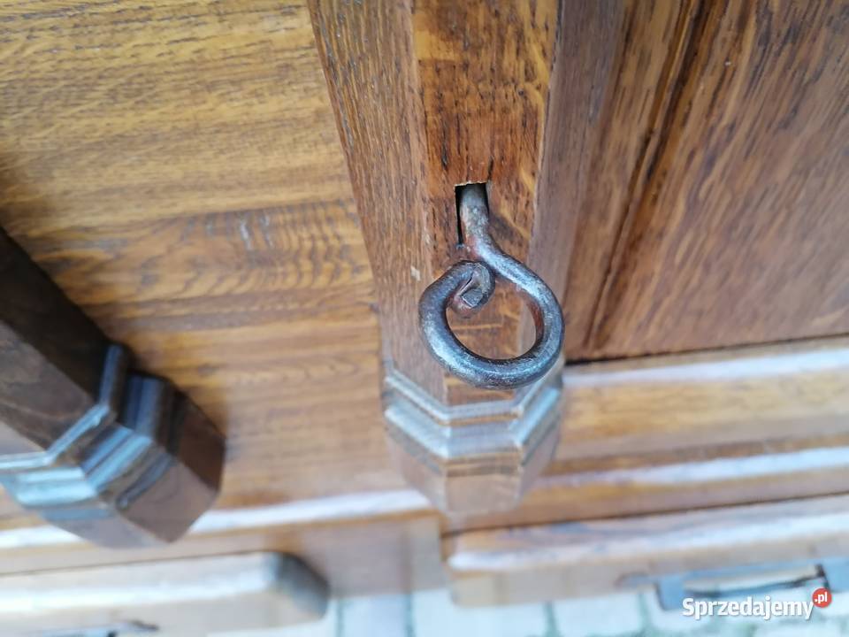 Gigantyczna komoda 100 dębowa bar biblioteka lubelskie Wąwolnica sprzedam