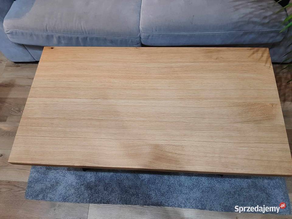 Dębowy stolik kawowy loft 60x110 nogi pająk 60cm Zakroczym sprzedam