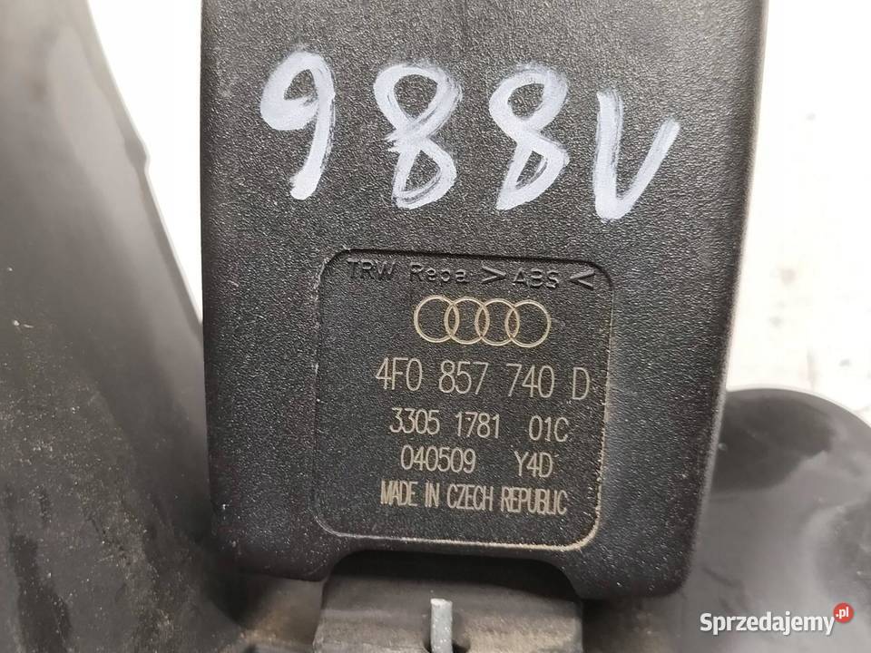 ZAPINKA PASA BEZPIECZEŃSTWA TYŁ KANAPY KOMPLET