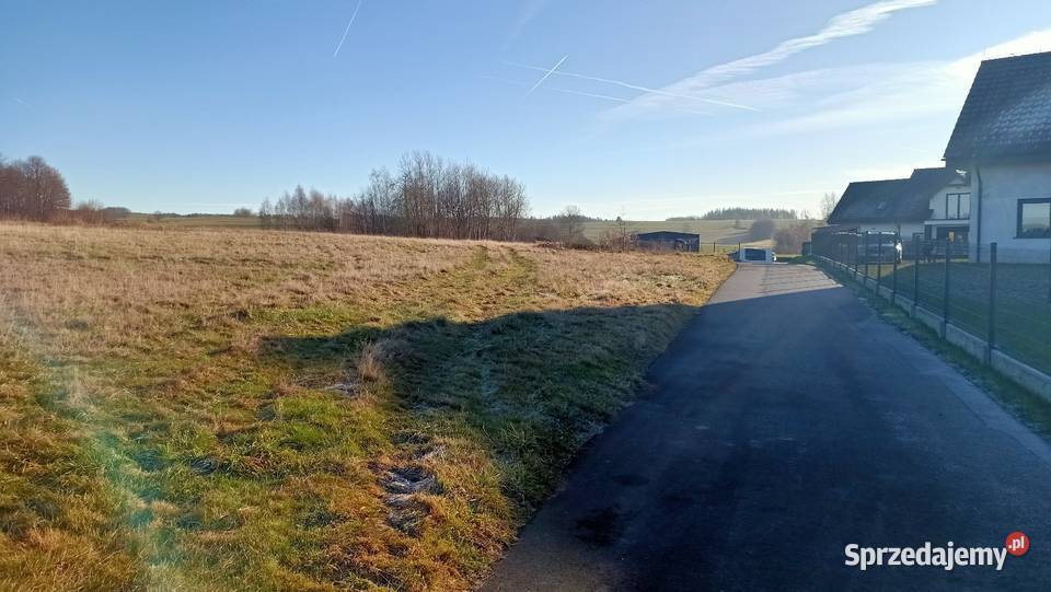 Działka budowlana Rząsiny widok na góry 850m2