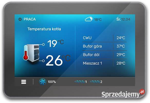 Kocioł piec na pelet ECO PELL prod Metalteres Nakło Śląskie sprzedam
