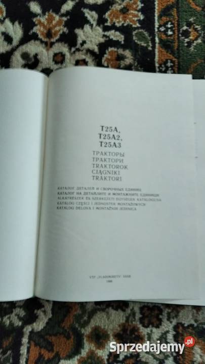 Katalog części i jednostek montażowych ciągnika Lublin