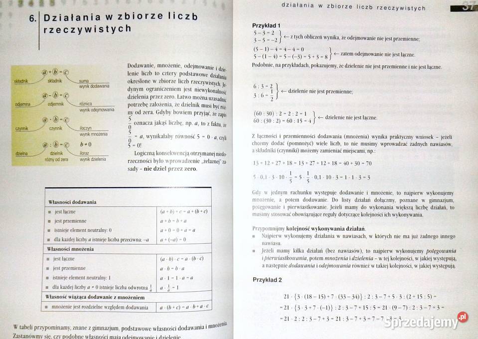 Matematyka 1 Maciej Antek Piotr Grabowski Rok wydania 2002