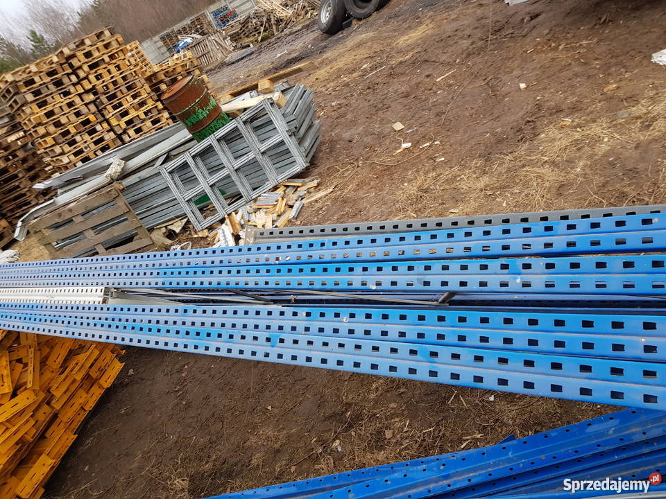 Regały magazynowe słupy 5m 25 m Warszawa sprzedam