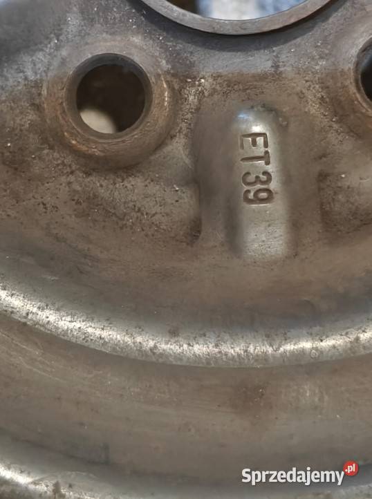4x Felga Stalowa 15 6JJx15H2 ET39 Toyota corolla Samochodowe Łódź sprzedam